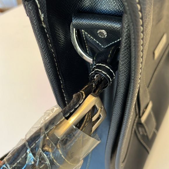 Kenneth Cole REACTION “Big Bag Wolf” Large Black Business Bag Fabric NWT - Picture 9 of 15